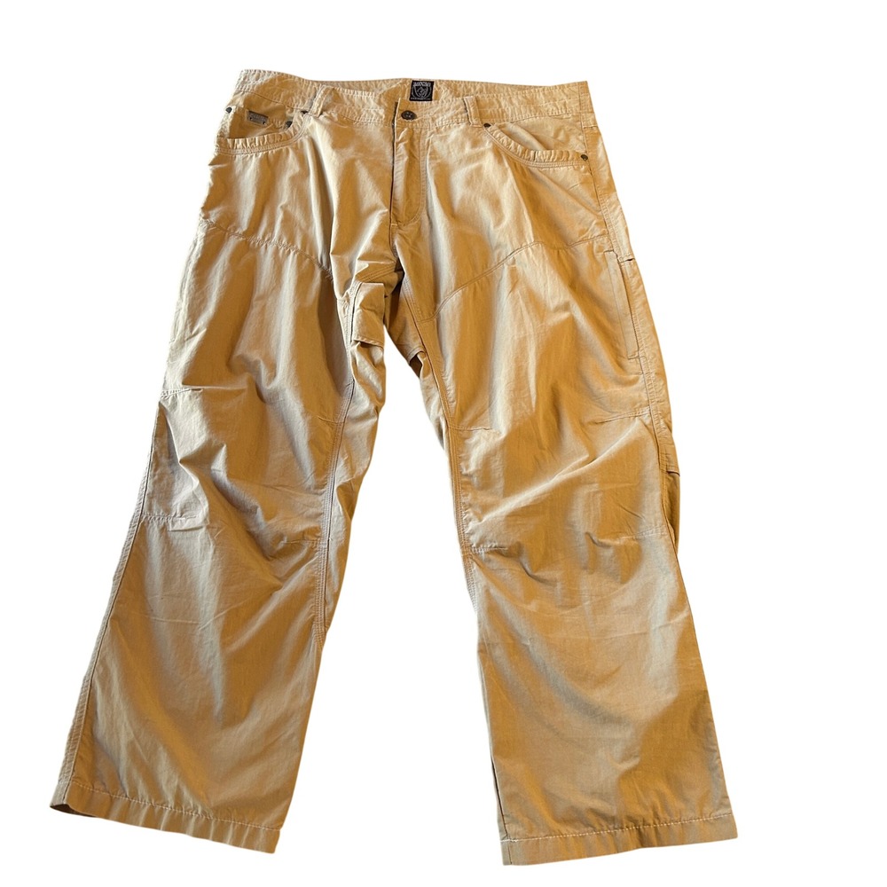 Kuhl Hiking Pants 16S Tan Vented Crotch and Knee Utility Outdoor